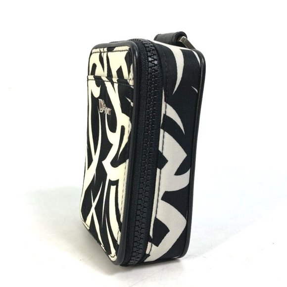 DIOR HOMME Accessory box with key ring Cigarette case Tribal Bicolor Pouch - Picture 4 of 16